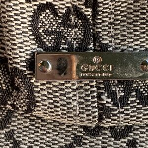 Gucci black and white cap